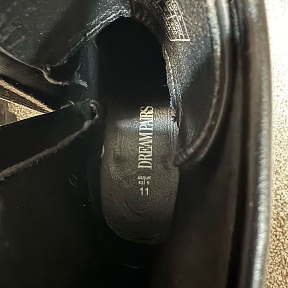 Dream Pairs Black Leather Boots - Picture 3 of 6